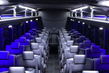 Baldwin Park Charter Bus Interior