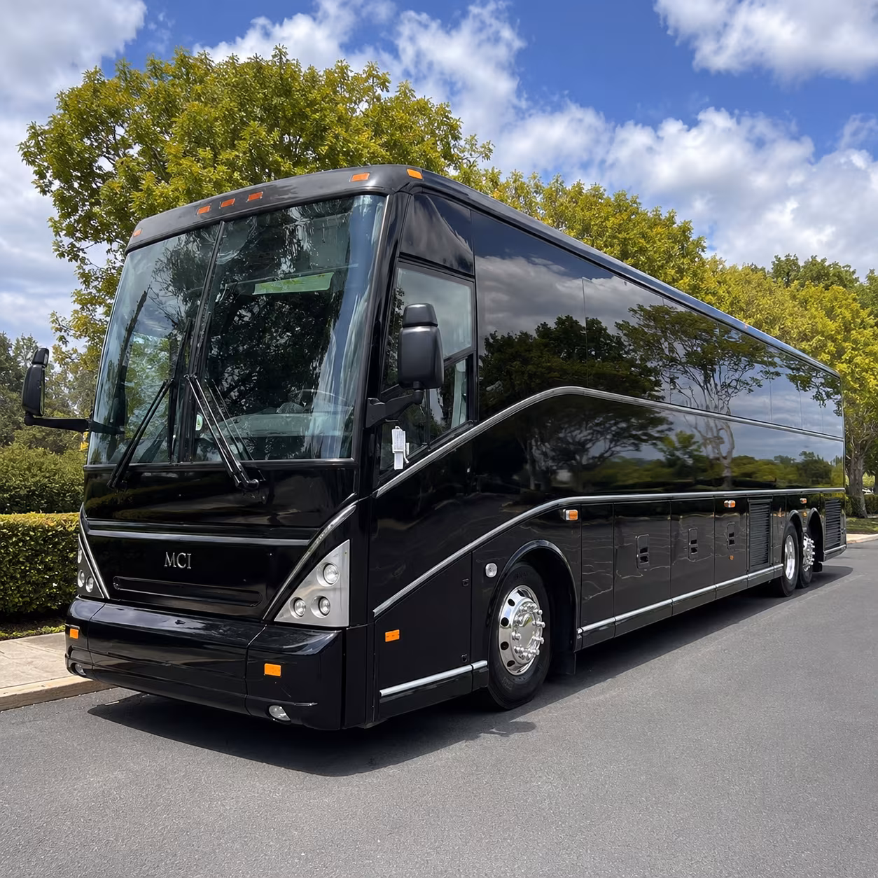 baldwin park charter bus rental exterior