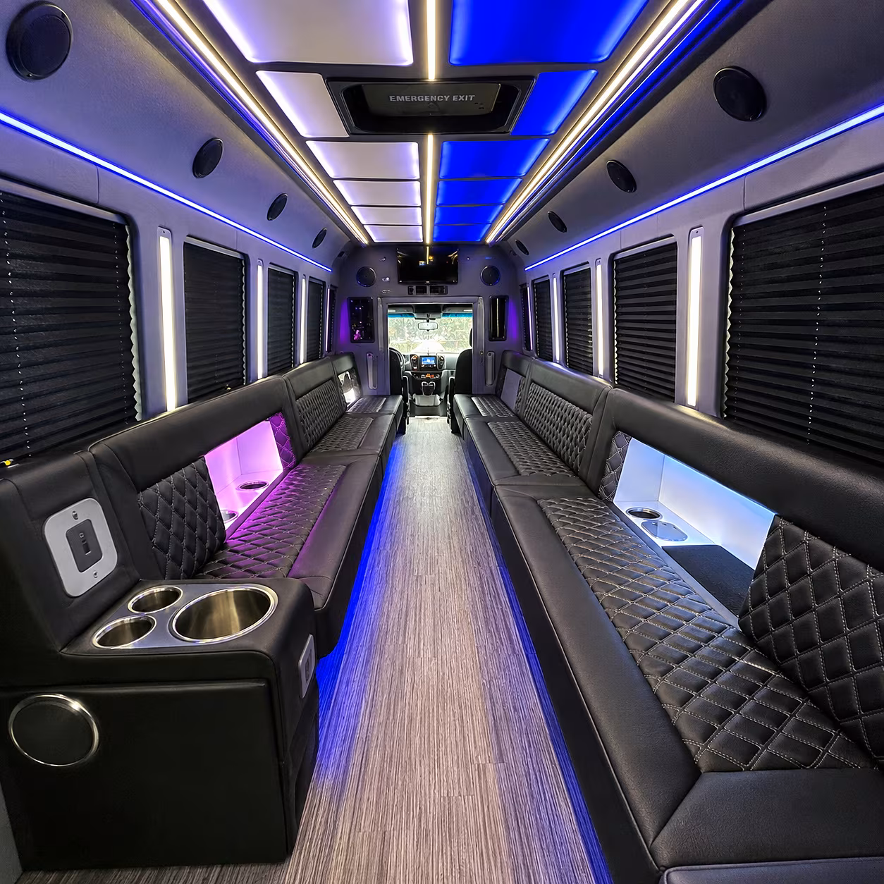 baldwin park party bus rental interior